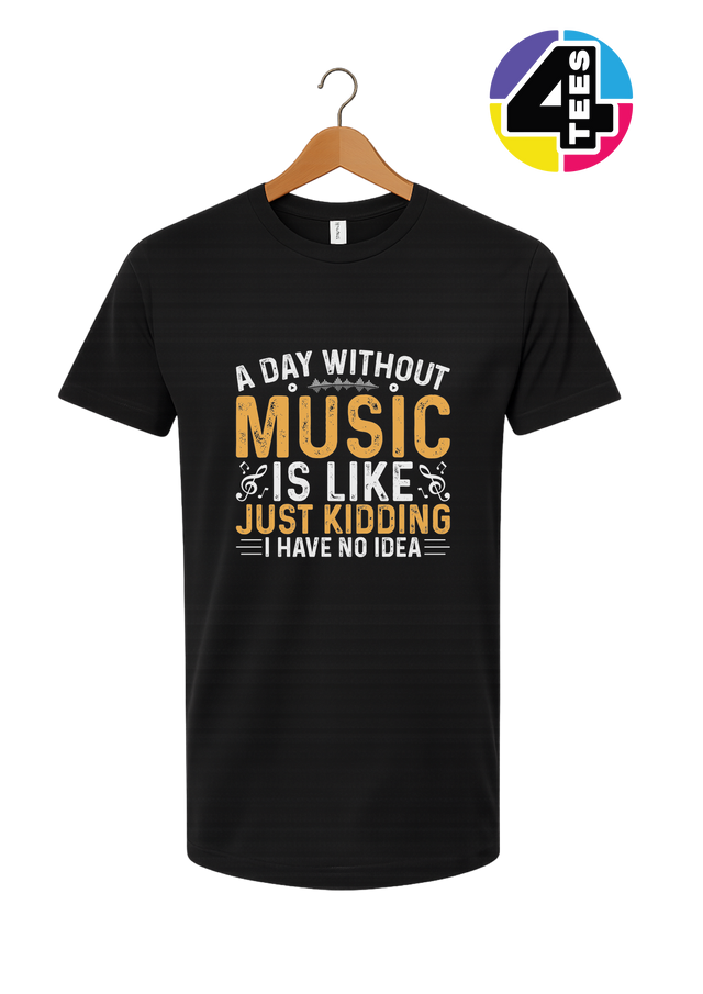 A Day Without Music Tee