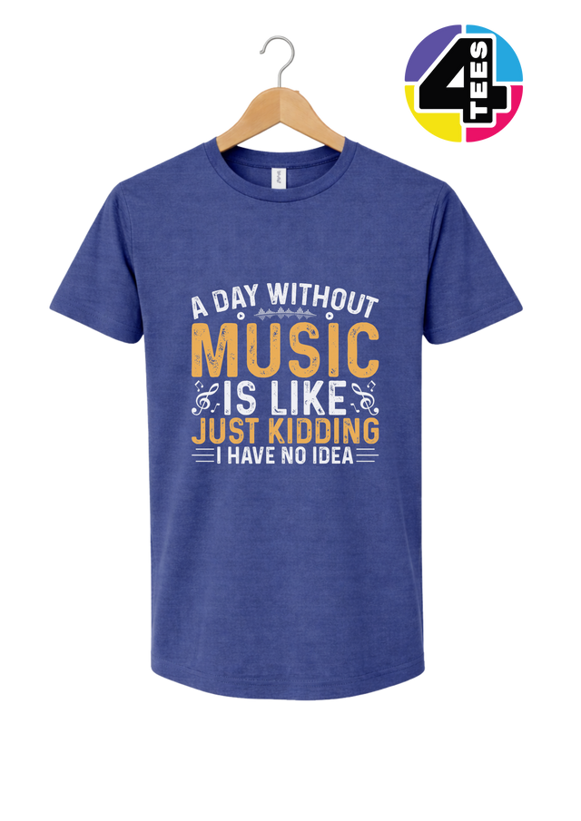 A Day Without Music Tee