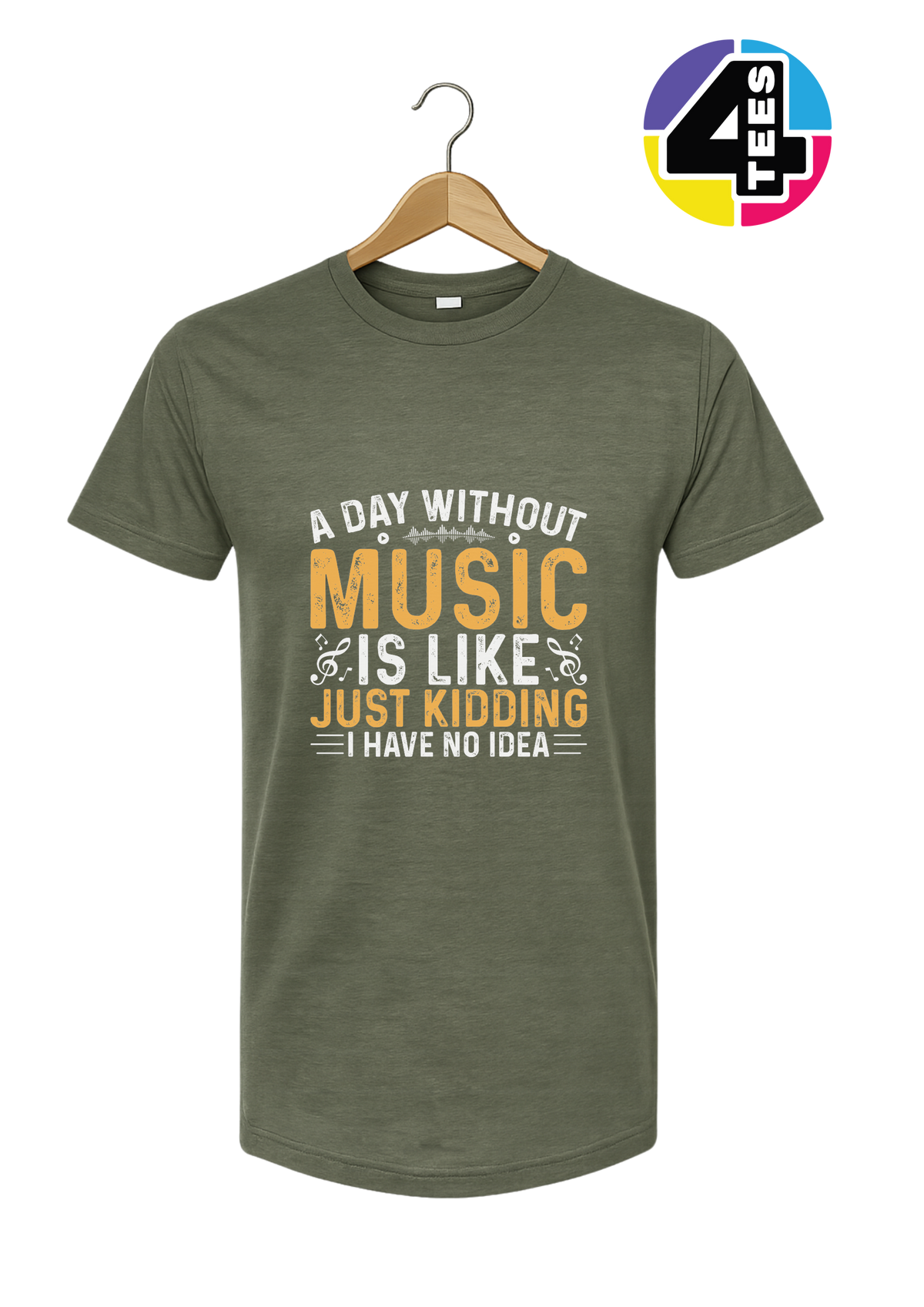 A Day Without Music Tee