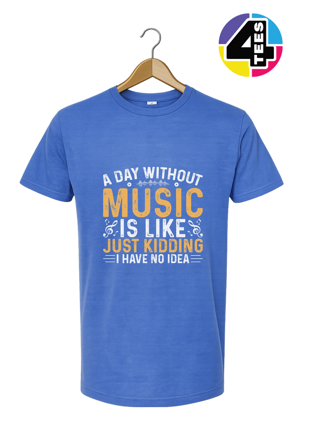 A Day Without Music Tee