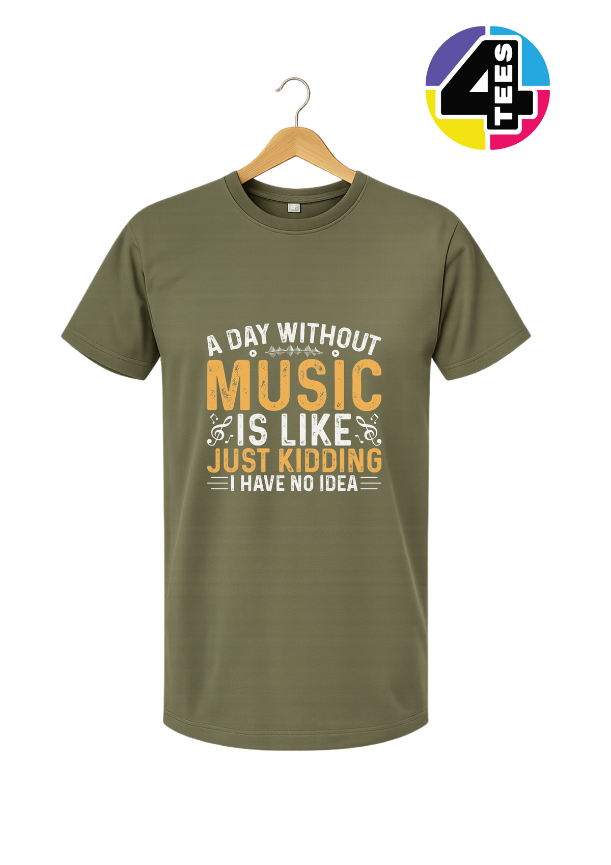 A Day Without Music Tee