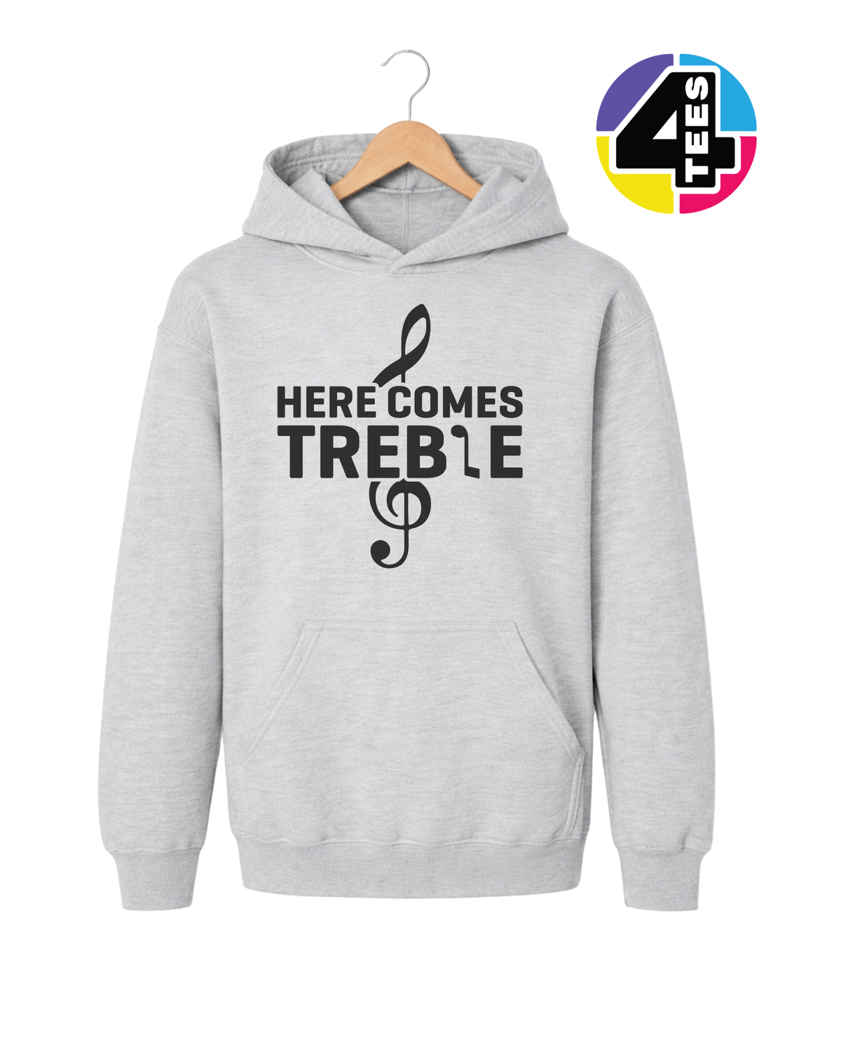 Here Comes Treble Youth Hoodie