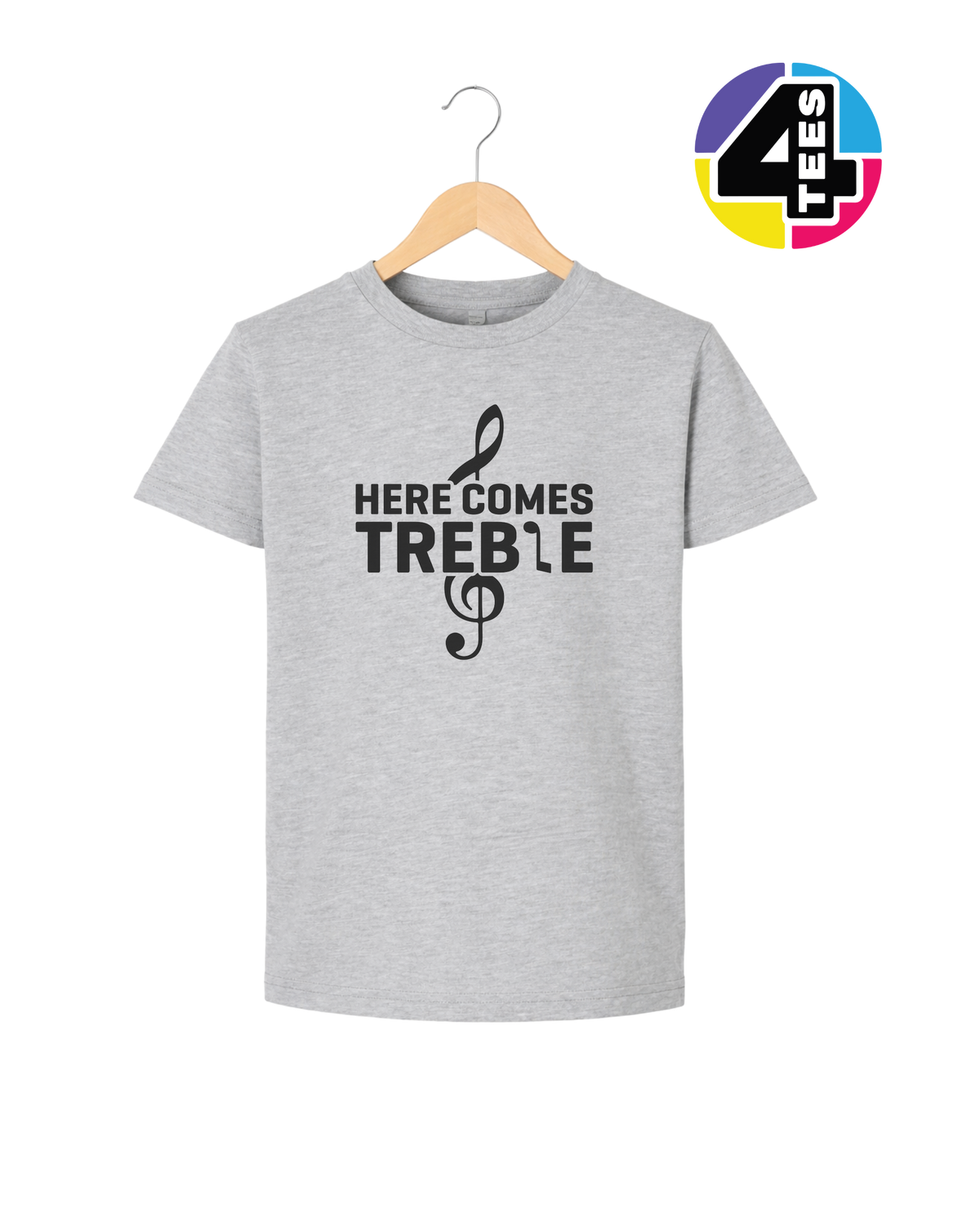 Here Comes Treble Youth Tee