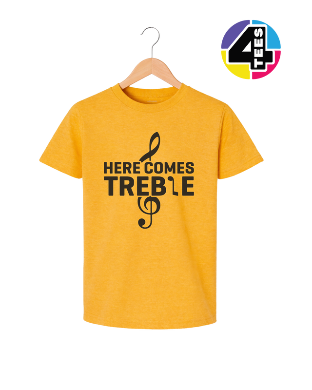 Here Comes Treble Youth Tee