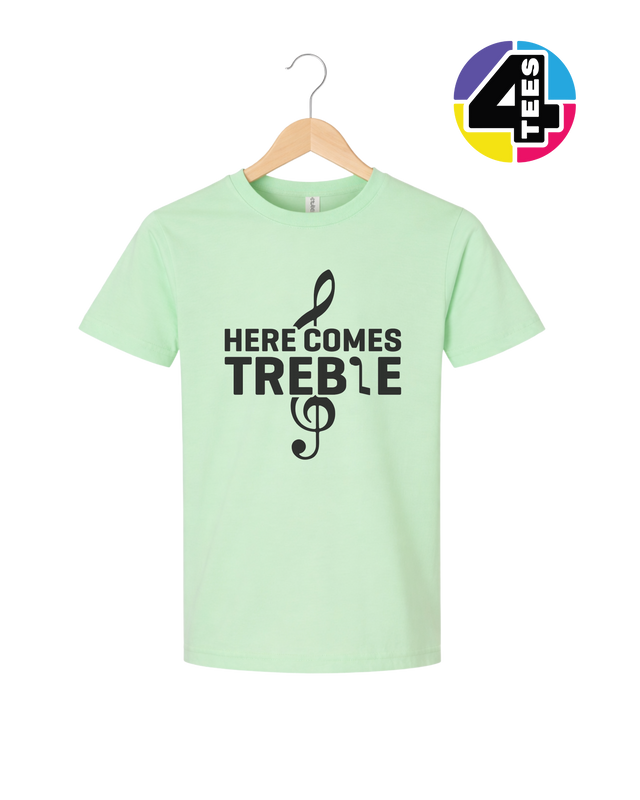 Here Comes Treble Youth Tee