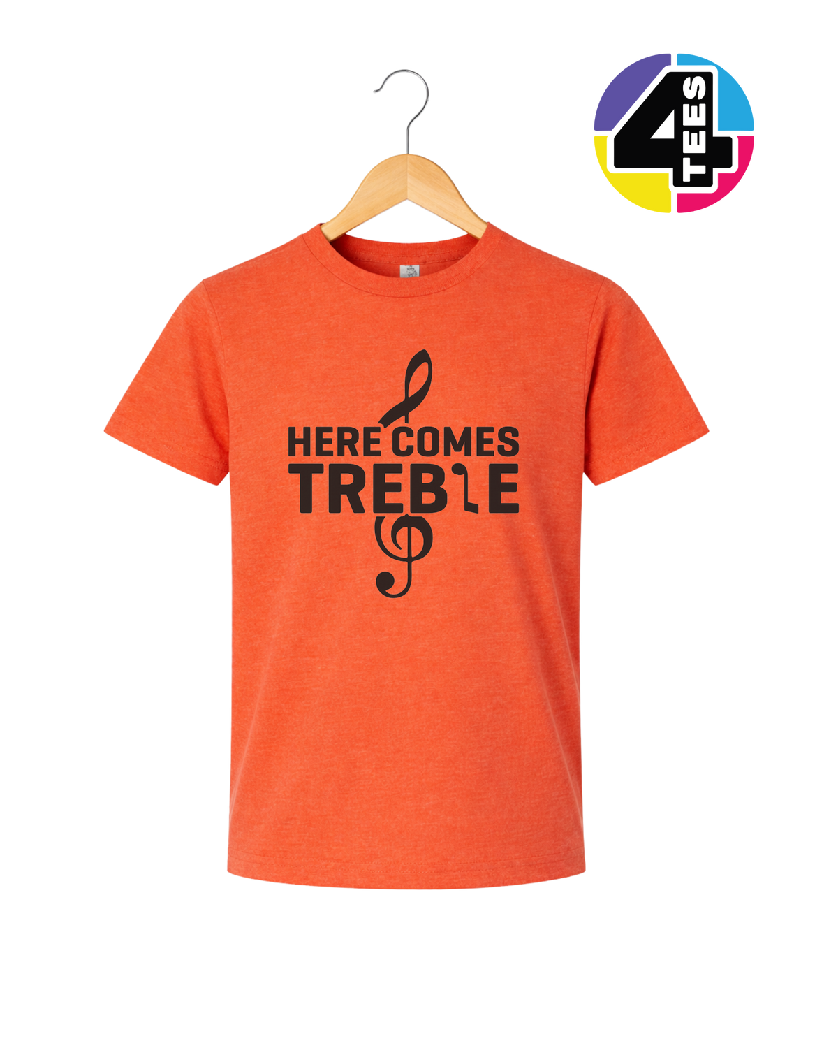 Here Comes Treble Youth Tee