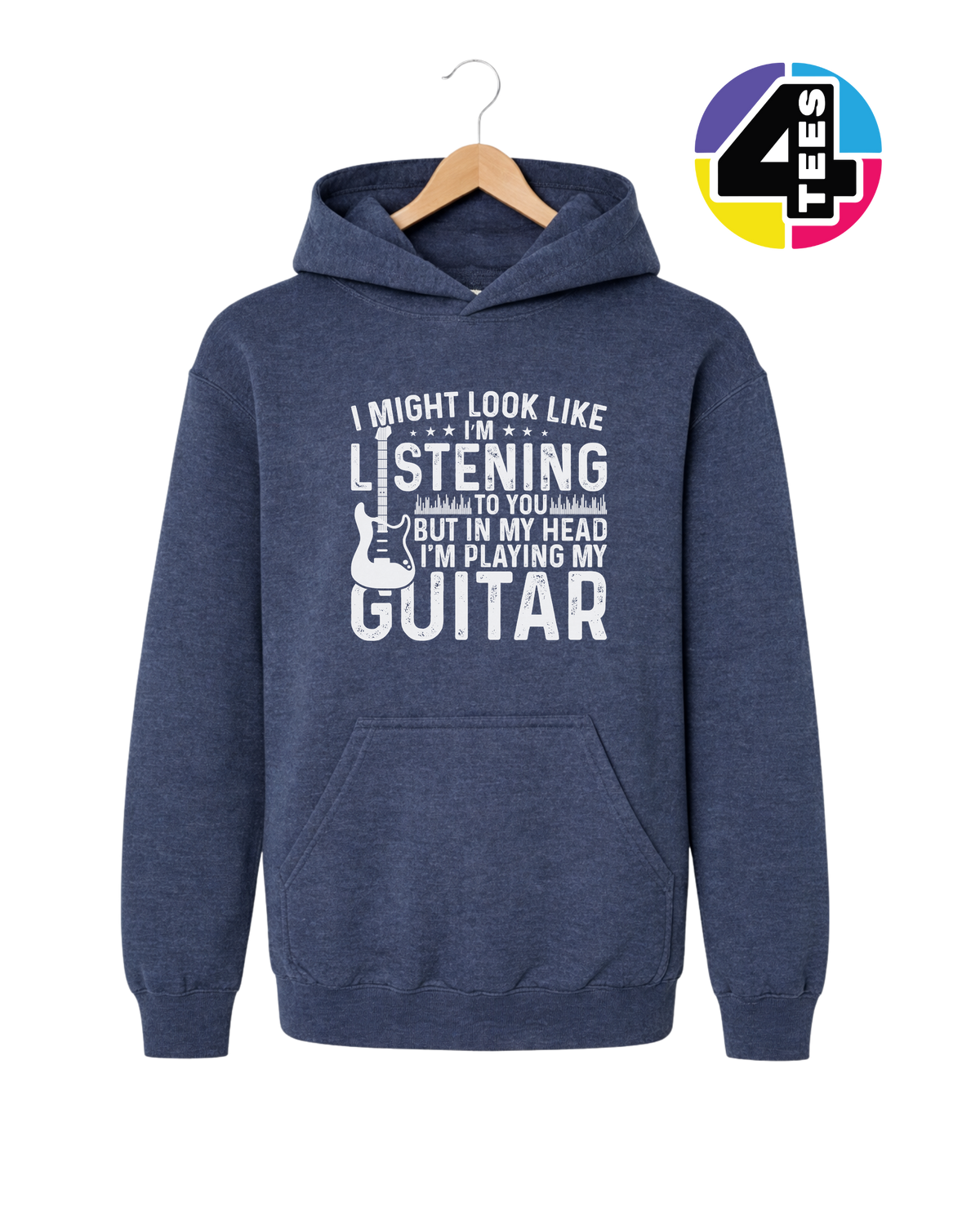 Listening? I'm Playing Guitar Youth Hoodie