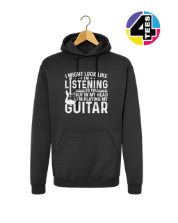 Listening? I'm Playing Guitar Hoodie