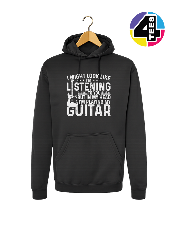 Listening? I'm Playing Guitar Hoodie