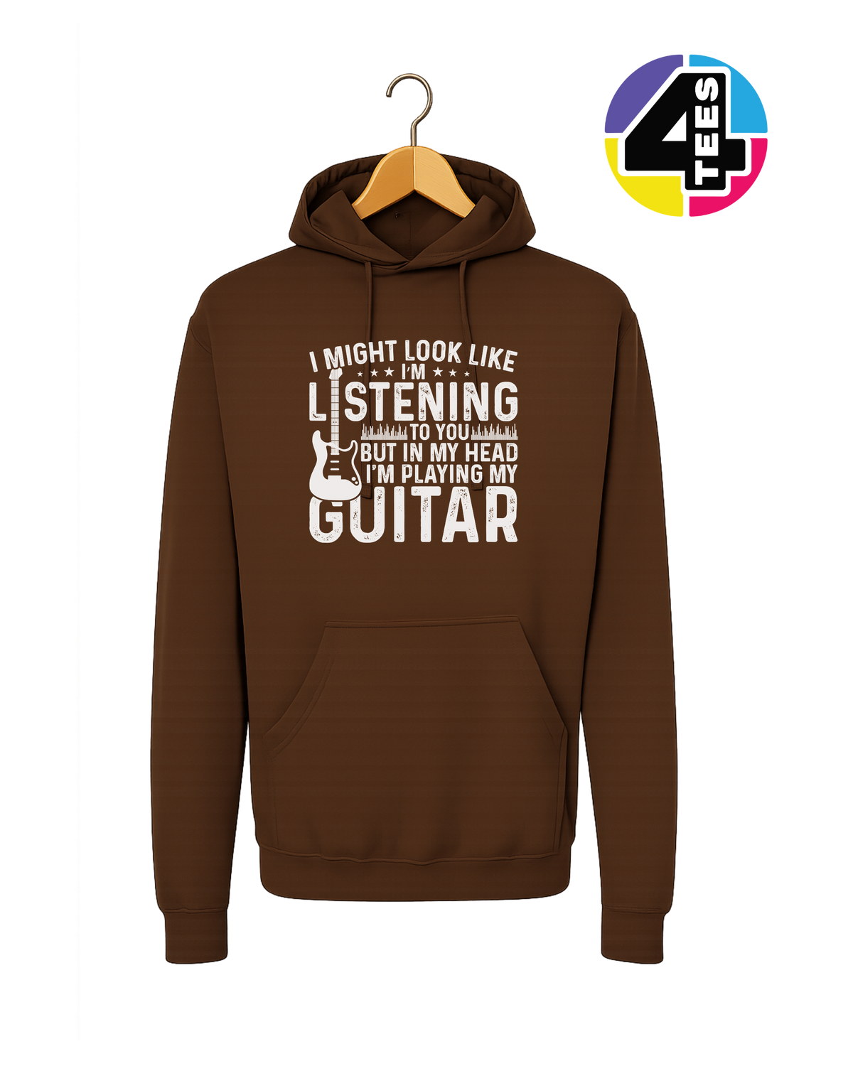 Listening? I'm Playing Guitar Hoodie