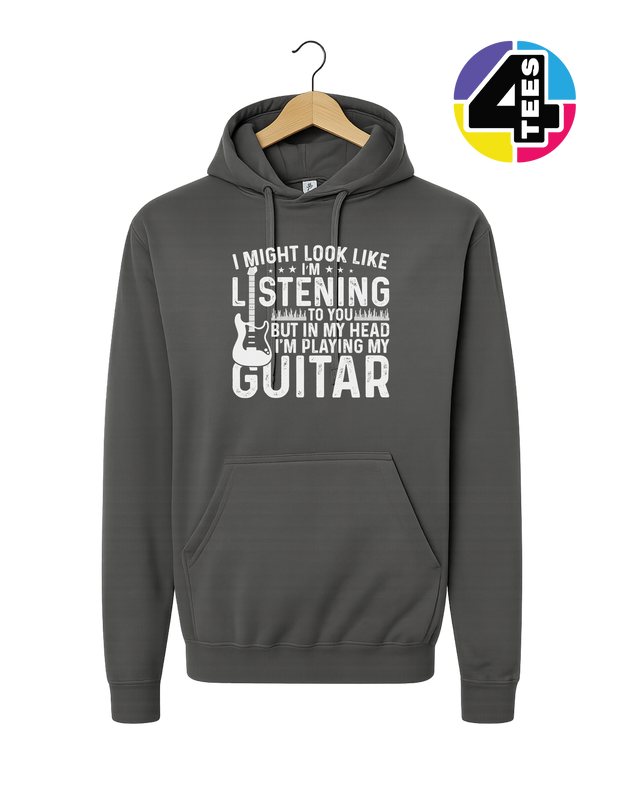 Listening? I'm Playing Guitar Hoodie