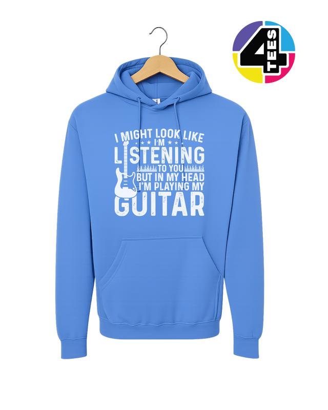 Listening? I'm Playing Guitar Hoodie