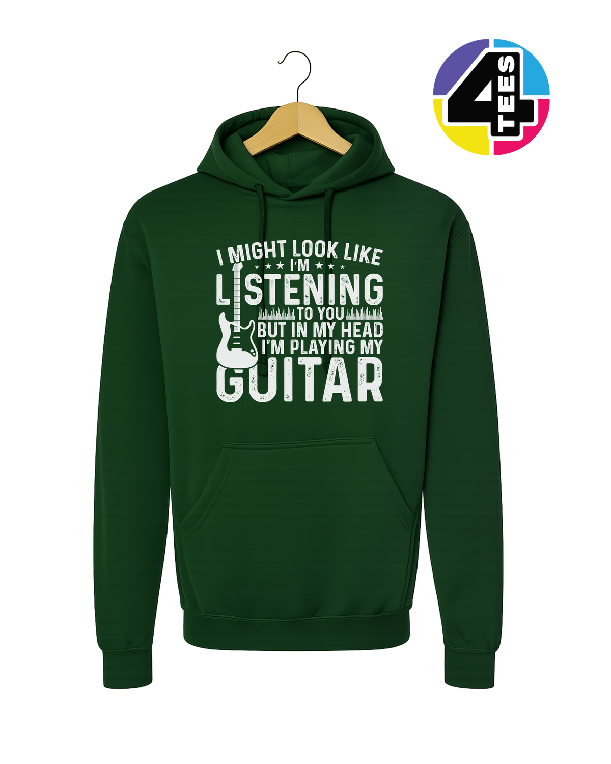 Listening? I'm Playing Guitar Hoodie