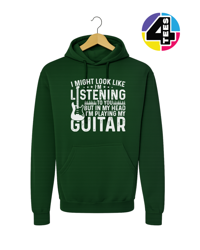 Listening? I'm Playing Guitar Hoodie