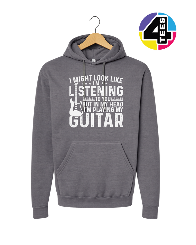 Listening? I'm Playing Guitar Hoodie