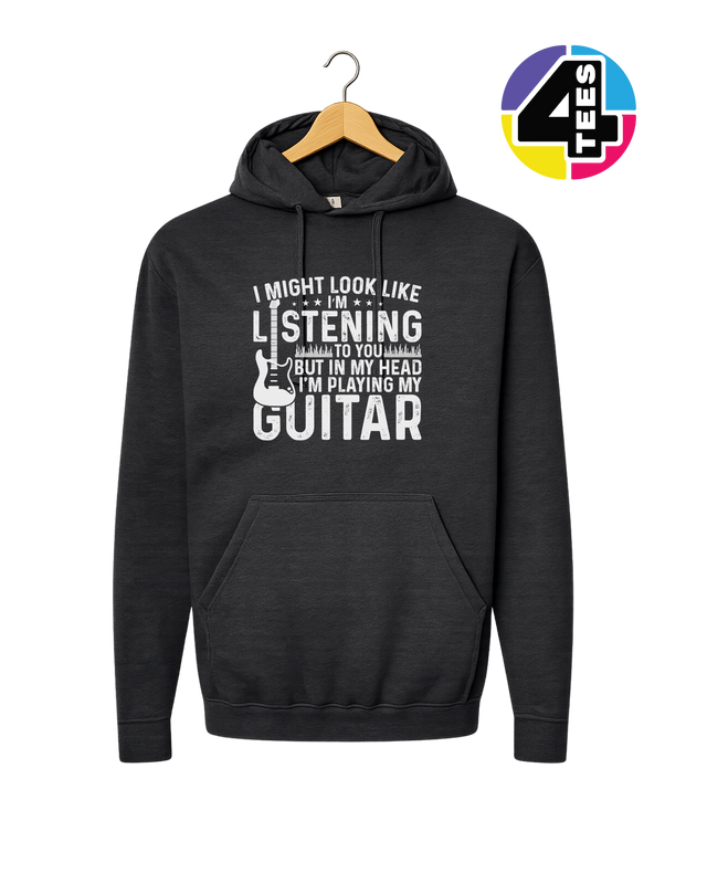 Listening? I'm Playing Guitar Hoodie