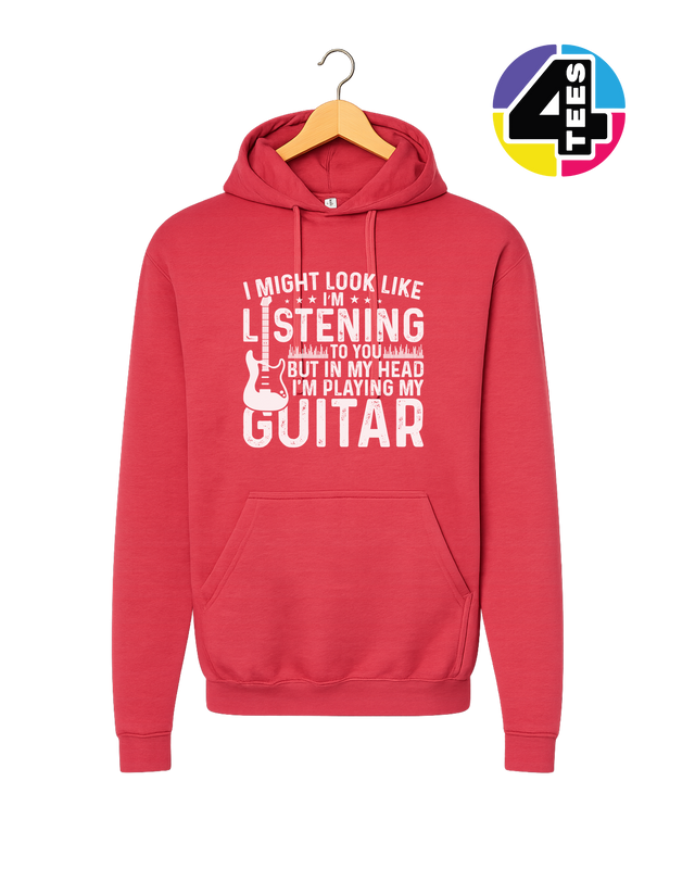 Listening? I'm Playing Guitar Hoodie