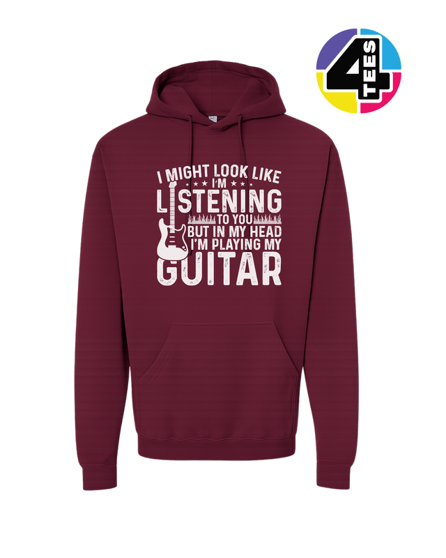 Listening? I'm Playing Guitar Hoodie