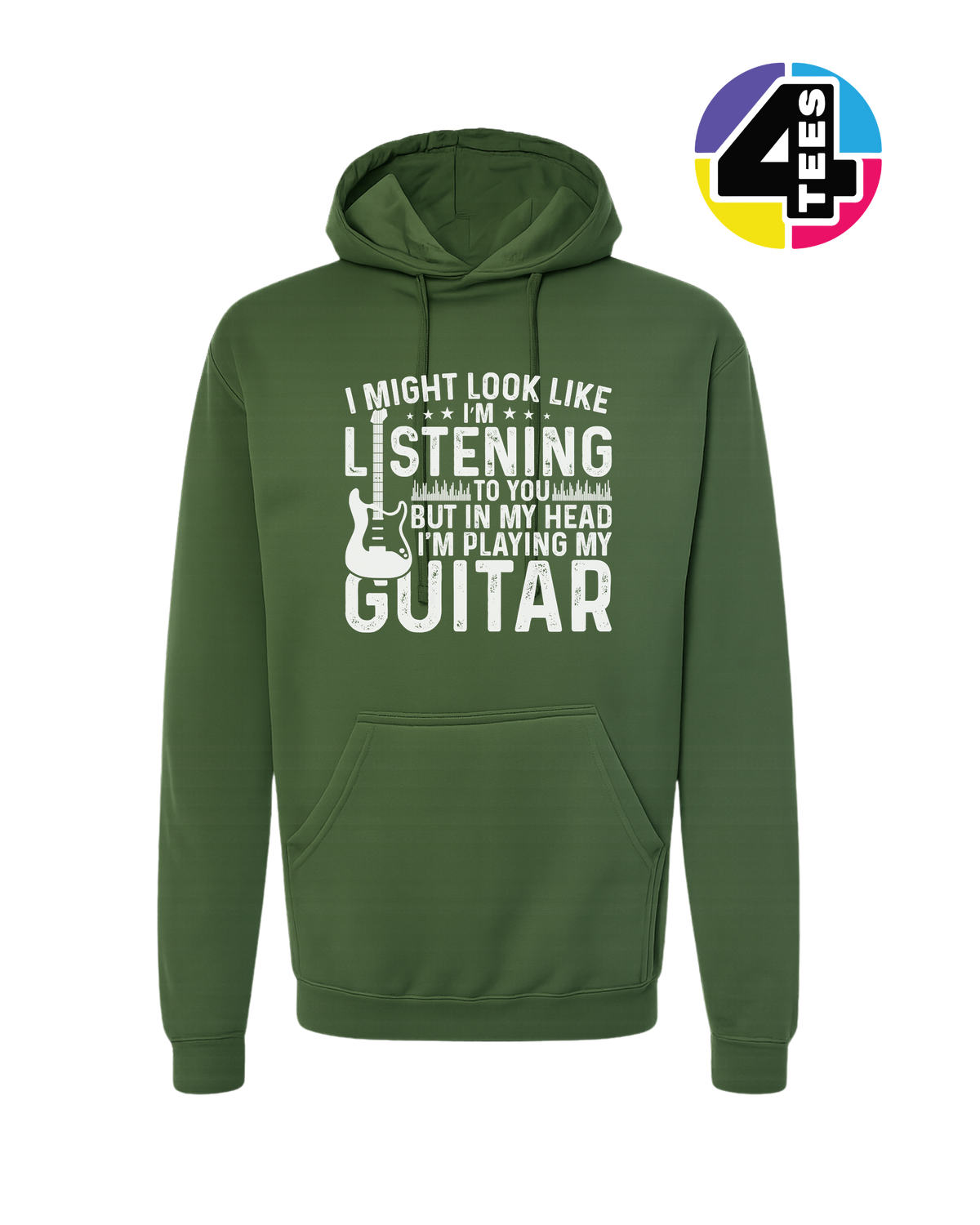 Listening? I'm Playing Guitar Hoodie