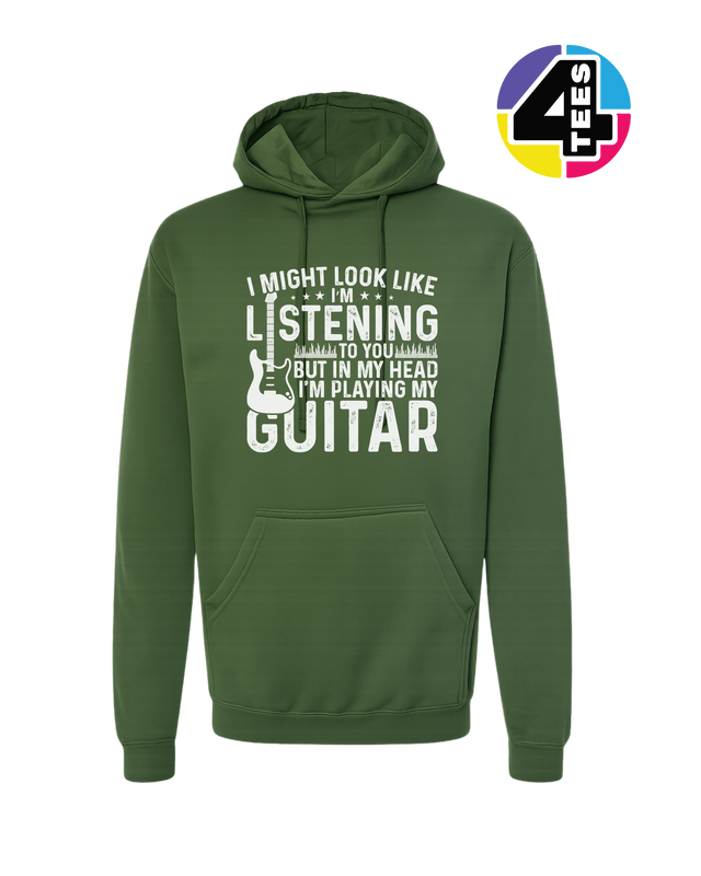 Listening? I'm Playing Guitar Hoodie