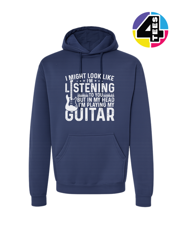Listening? I'm Playing Guitar Hoodie