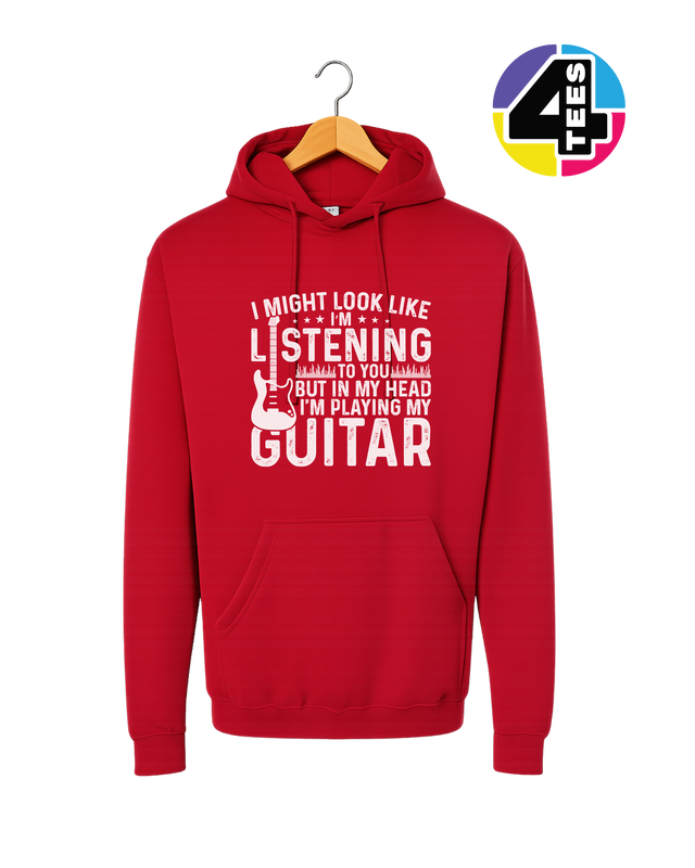 Listening? I'm Playing Guitar Hoodie