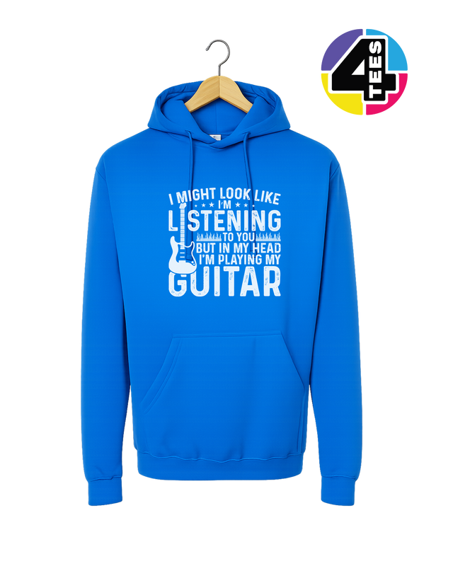 Listening? I'm Playing Guitar Hoodie