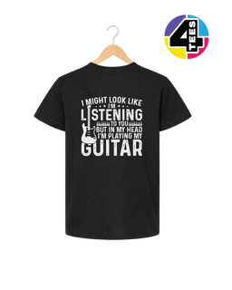 Listening? I'm Playing Guitar Youth Tee