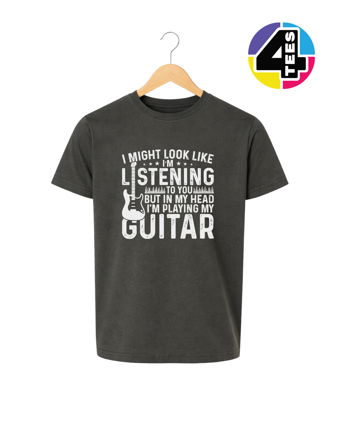 Listening? I'm Playing Guitar Youth Tee