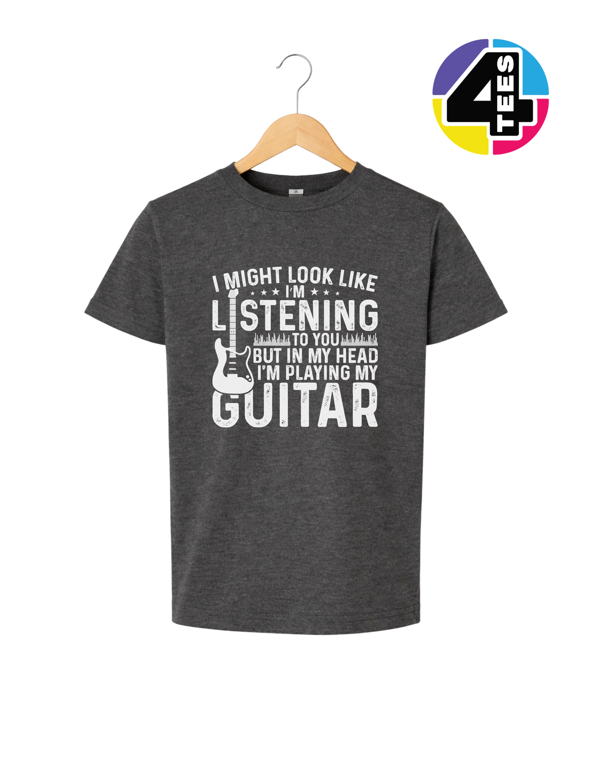 Listening? I'm Playing Guitar Youth Tee