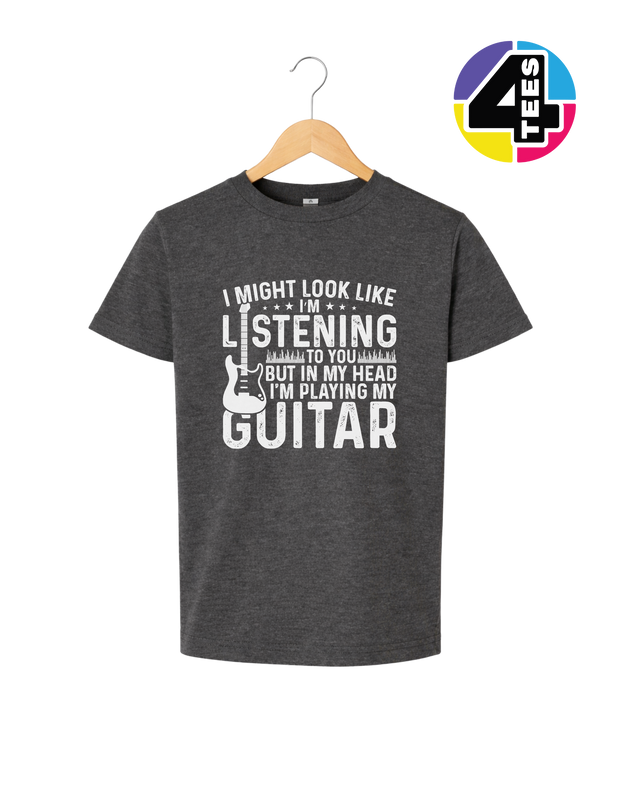 Listening? I'm Playing Guitar Youth Tee