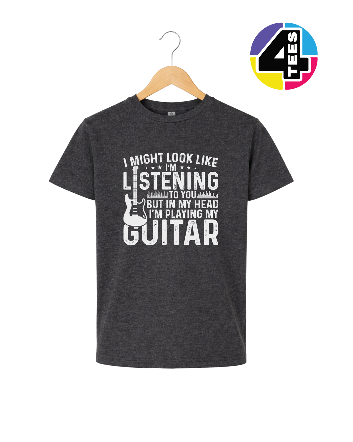 Listening? I'm Playing Guitar Youth Tee