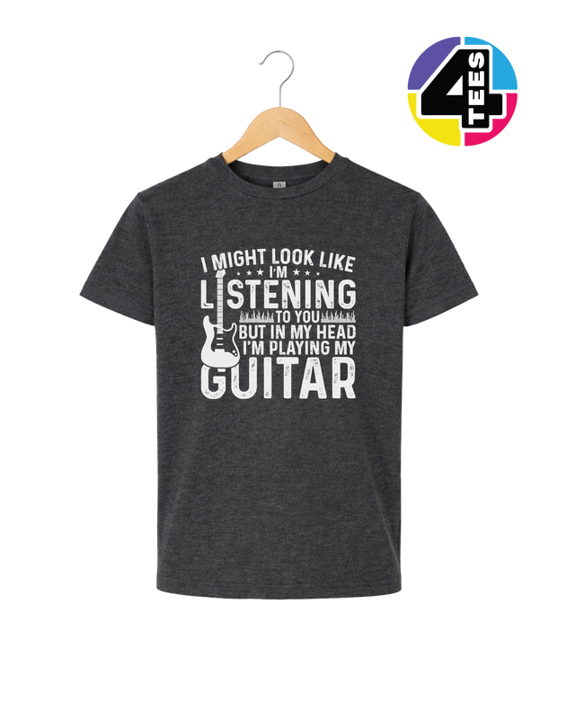 Listening? I'm Playing Guitar Youth Tee
