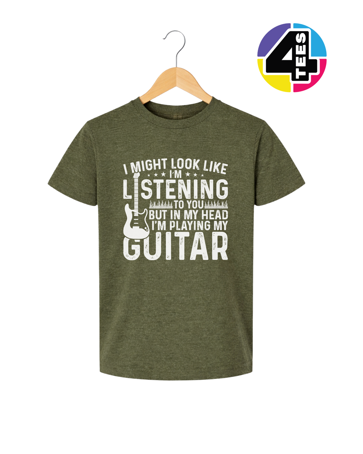Listening? I'm Playing Guitar Youth Tee