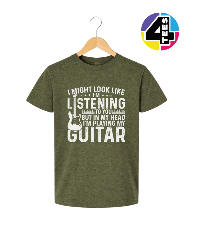 Listening? I'm Playing Guitar Youth Tee