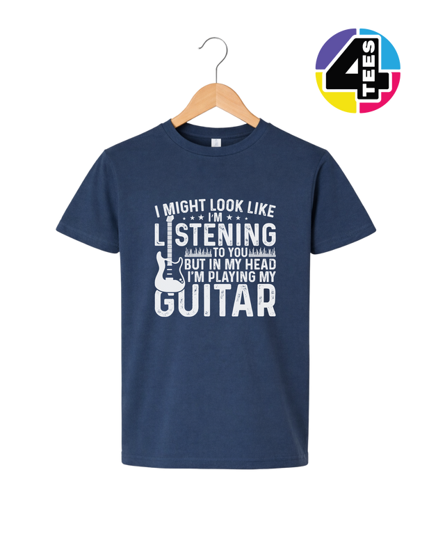 Listening? I'm Playing Guitar Youth Tee