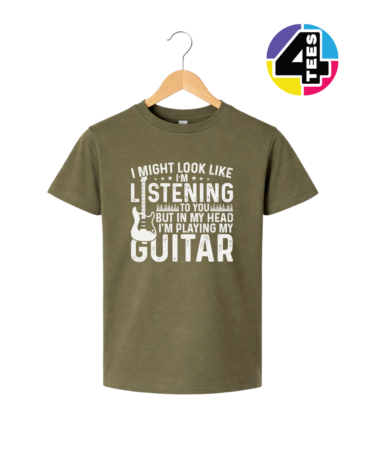 Listening? I'm Playing Guitar Youth Tee