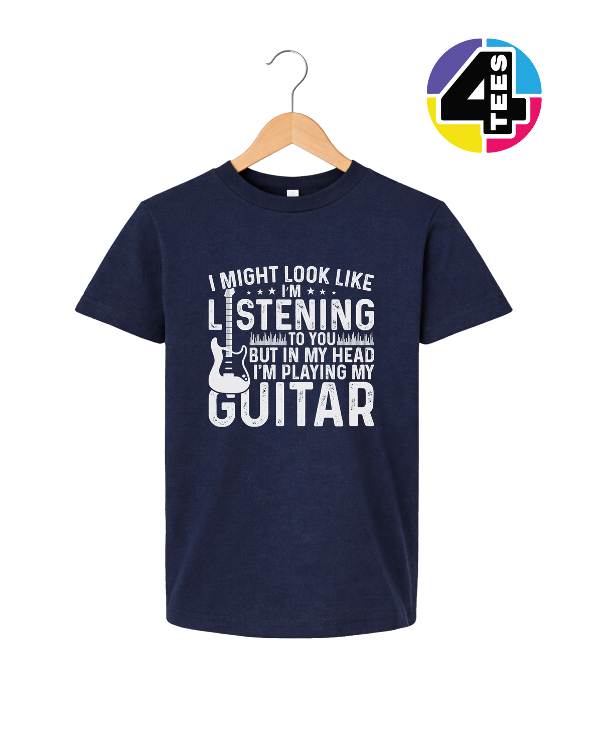 Listening? I'm Playing Guitar Youth Tee