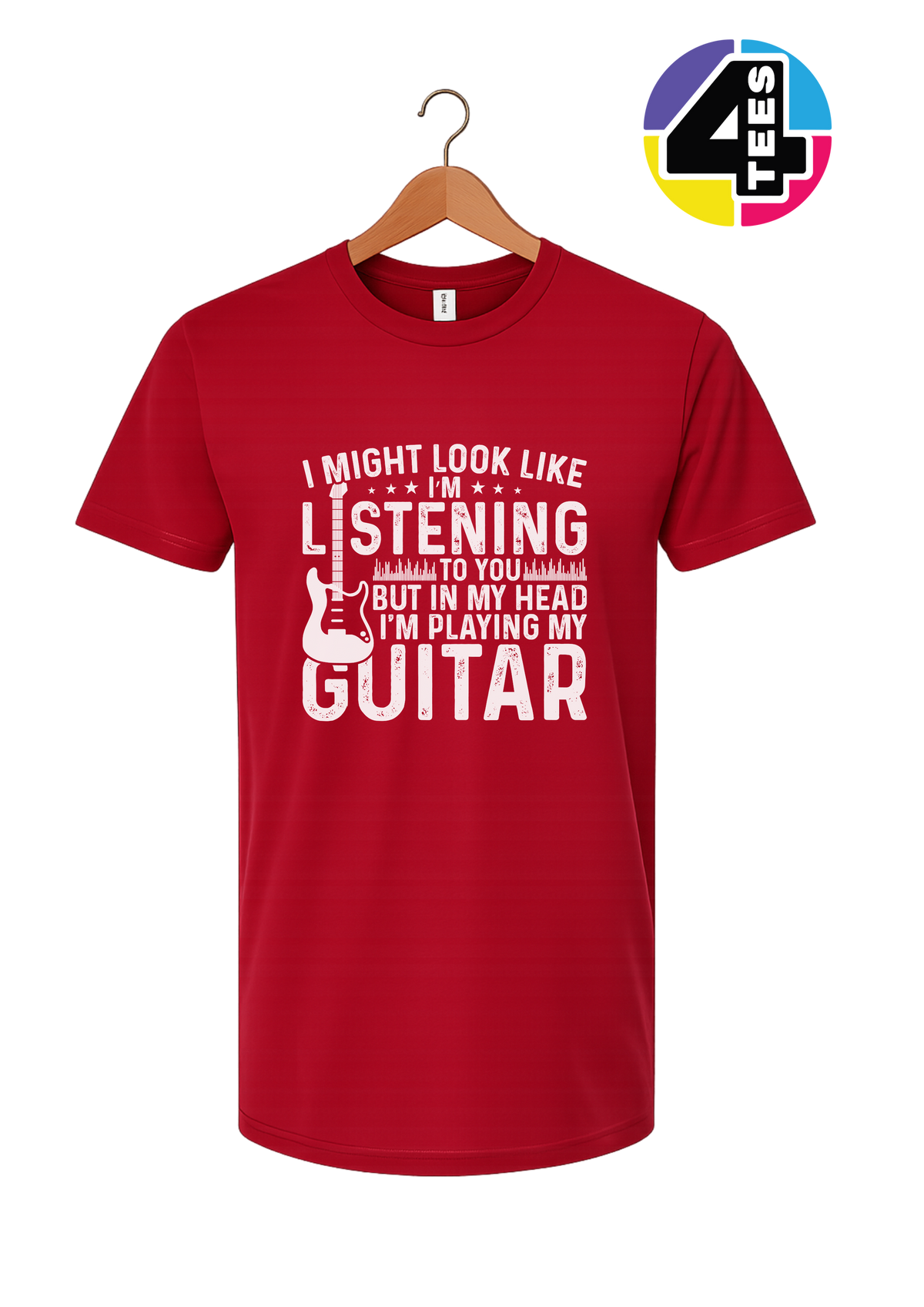 Listening? I'm Playing Guitar Tee