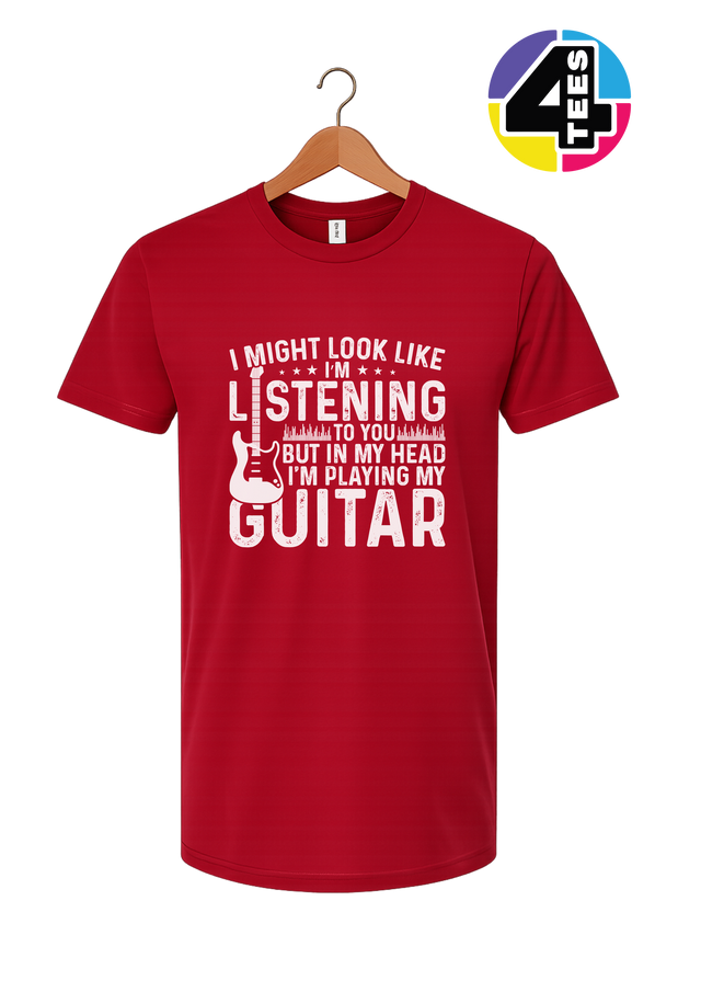 Listening? I'm Playing Guitar Tee