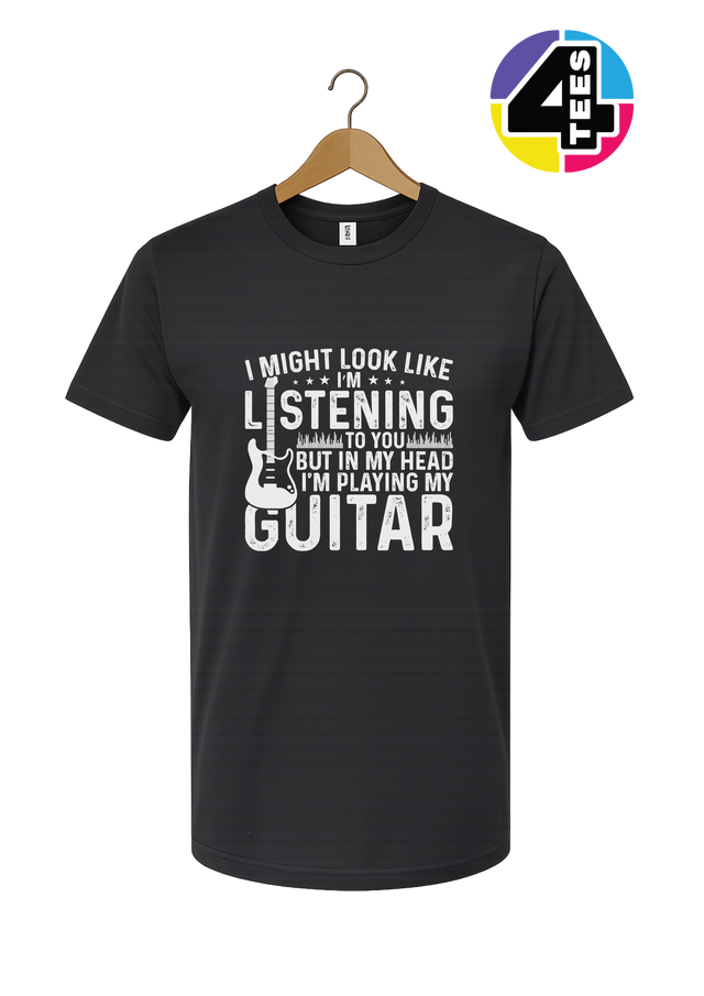 Listening? I'm Playing Guitar Tee
