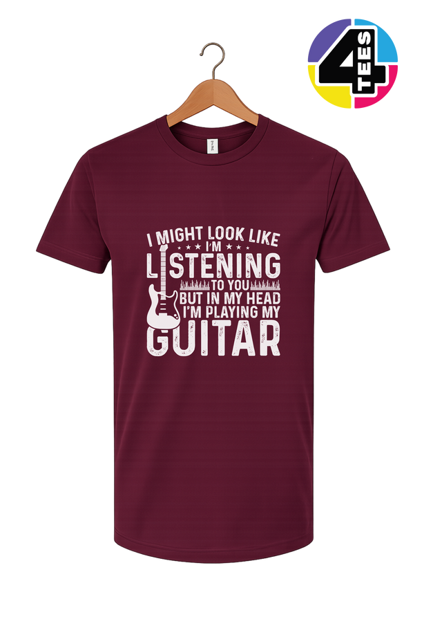 Listening? I'm Playing Guitar Tee