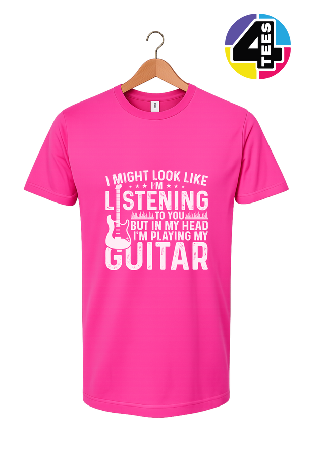 Listening? I'm Playing Guitar Tee