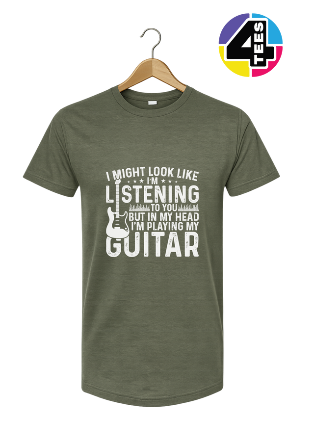 Listening? I'm Playing Guitar Tee