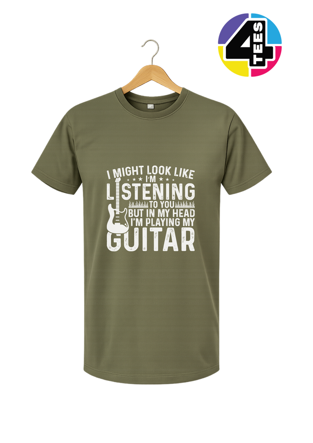 Listening? I'm Playing Guitar Tee