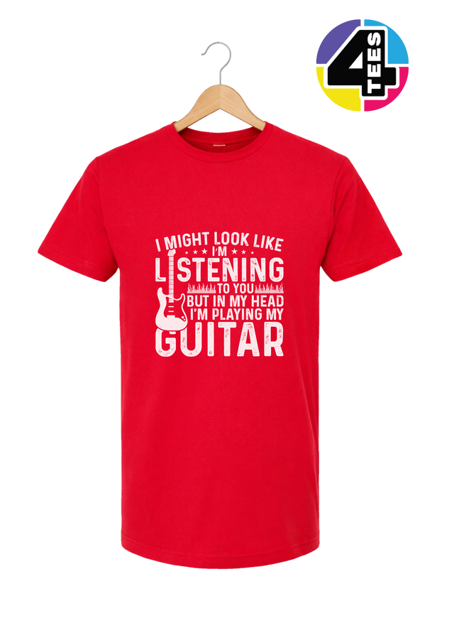 Listening? I'm Playing Guitar Tee