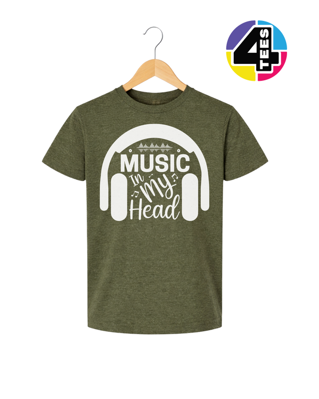 Music In My Head Youth Tee