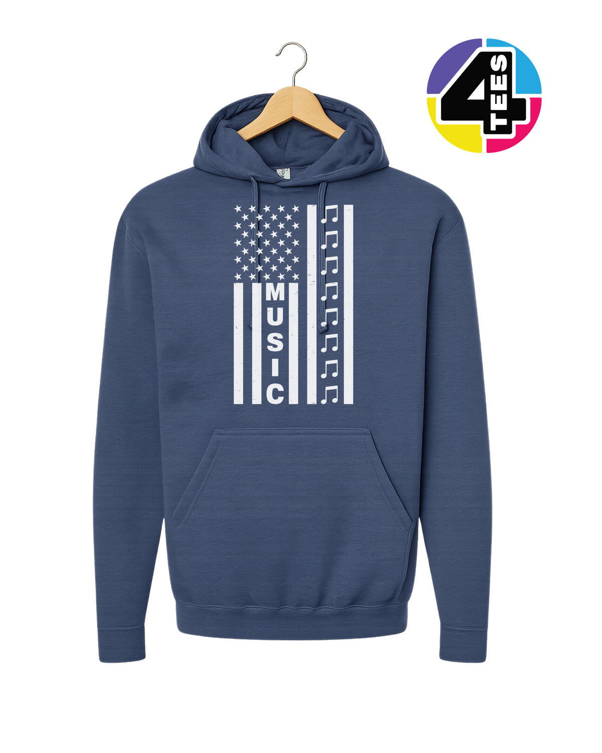 Stars, Stripes & Sound Hoodie