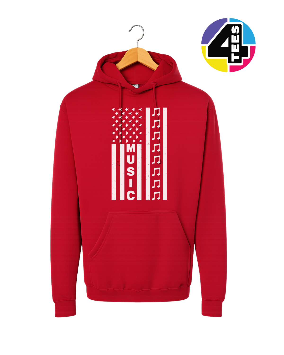 Stars, Stripes & Sound Hoodie