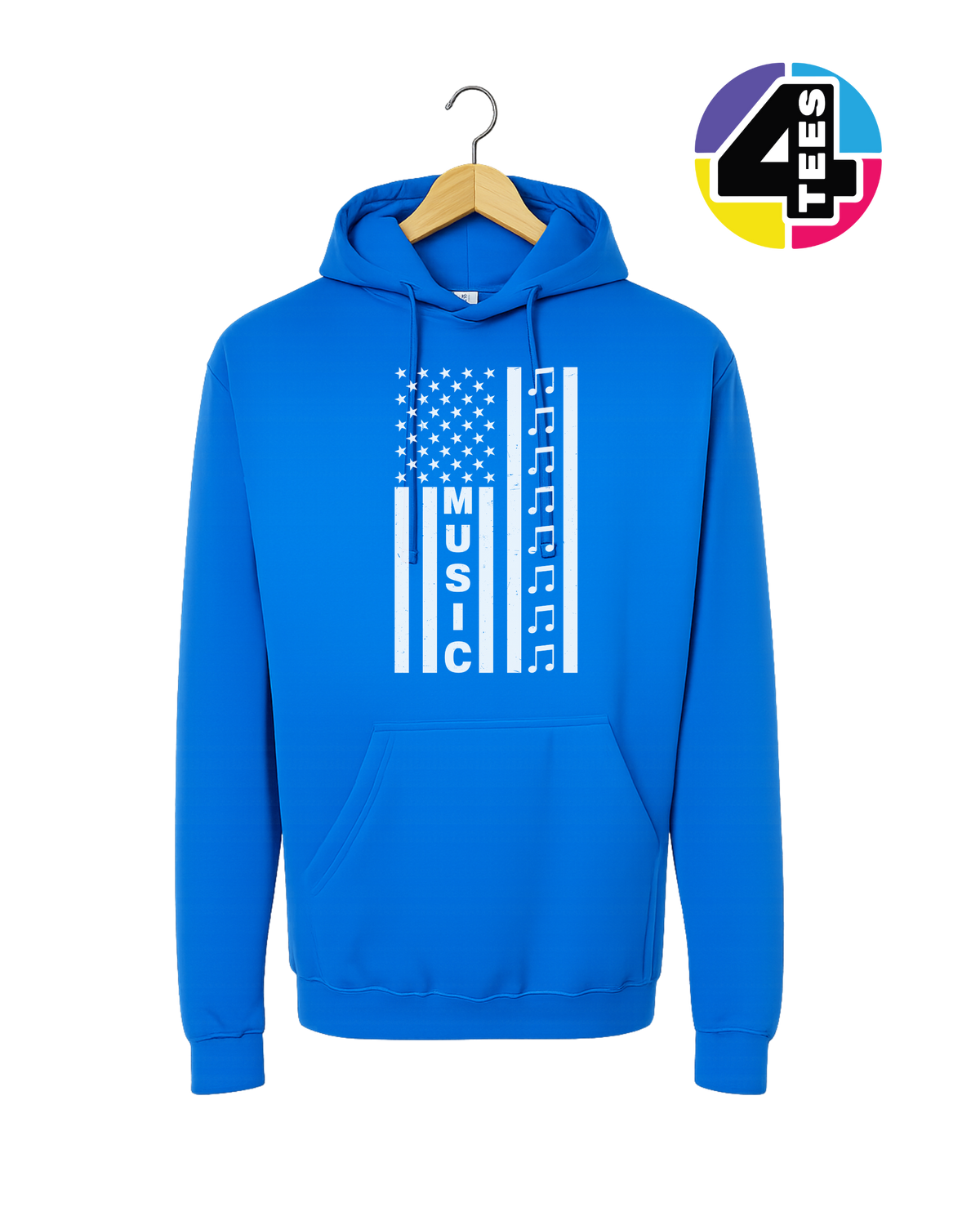 Stars, Stripes & Sound Hoodie